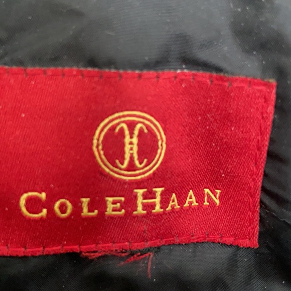 COLE HAAN black puffer coat. Size - see below. - Picture 7 of 8
